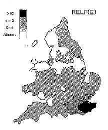 Distribution of RELF